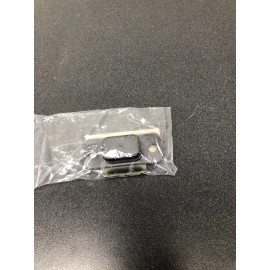 Schlage 1 1/8" x 2 3/4" T Strike Plate with Square Corners - Satin Nickel