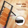 GameGem 4 Step Ladder, Lightweight Aluminum Folding Step Stool with