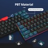surmen 60% Mechanical Gaming Keyboard with Linear Red Switch, Wired