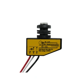 Proshopping DC 12V 24V 36V 48V Outdoor Sensor Photoelectric Switch, 3.5A Dusk to Dawn Photocell Switch, Mini Auto Photoswitch, Hard-Wired Post Eye Light Control Switch - for Outdoor Light(DC8-50V)