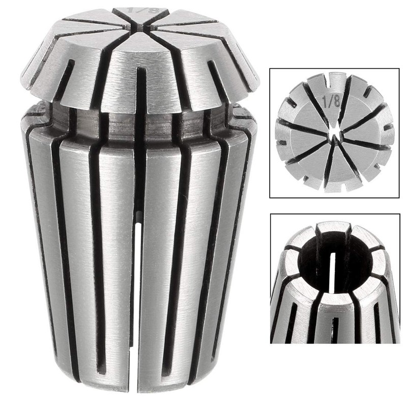 sourcing map ER20 1/8" Spring Collet Chuck for CNC Engraving