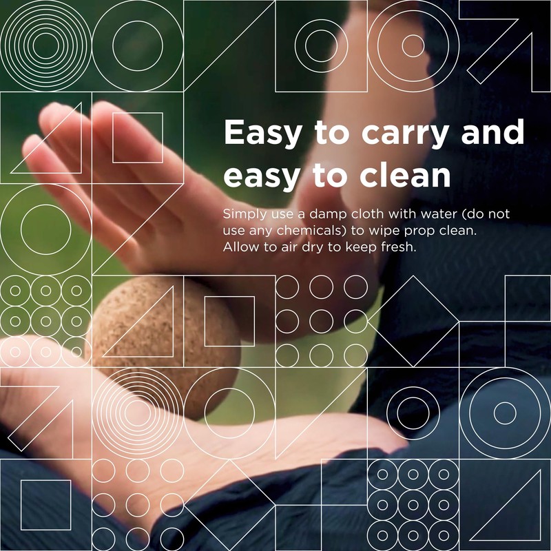 Go4Cork Cork Yoga Massage Ball,Cork Yoga Sphere,Therapy Ball,Relieve Stress, Pain