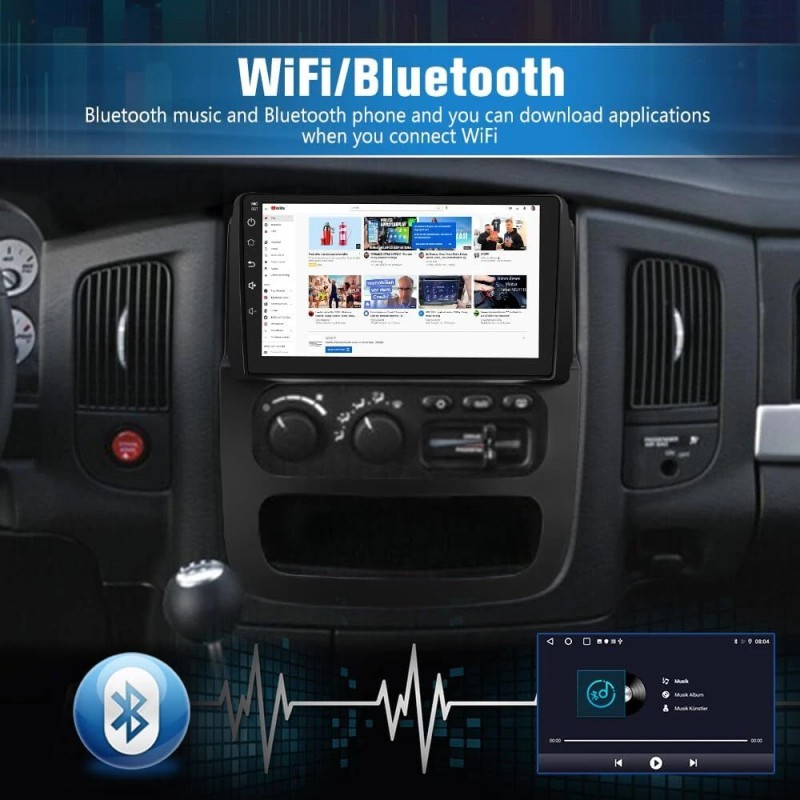 unbranded For 2002-2005 Dodge Ram 1500 2500 3500 Android 12.0