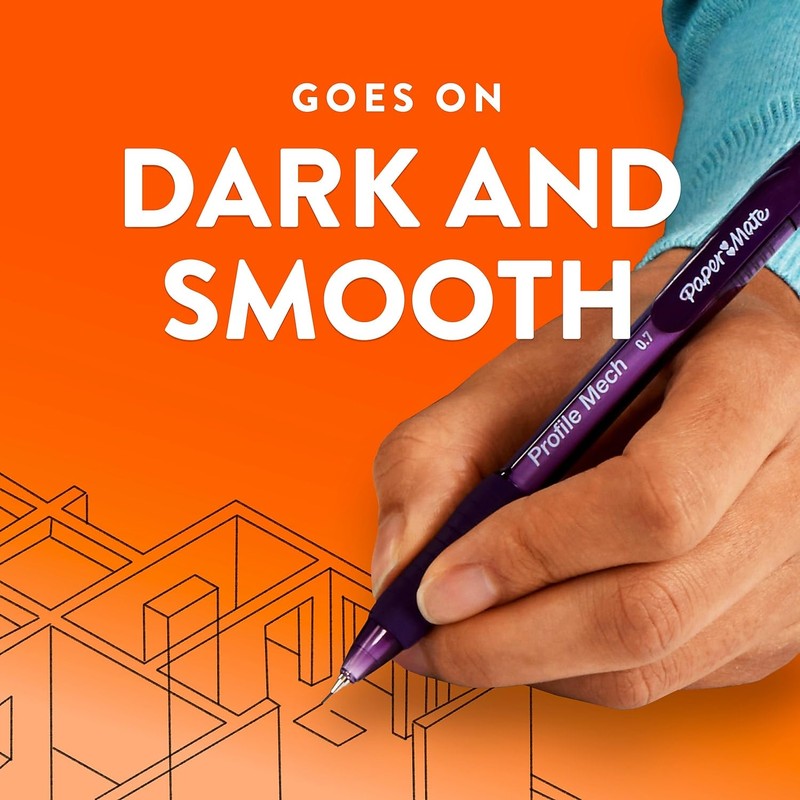 Paper Mate Profile Mech Mechanical Pencil, 0.7mm, #2 Medium Lead,