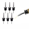 Gankarii Pack of 6pcs Stainless Steel Freeflow Pourer Spirit Pourer,