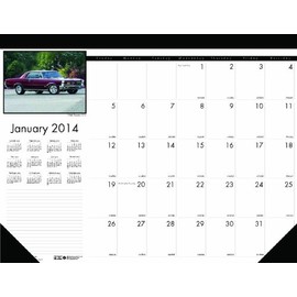 House of Doolittle Earthscapes Classic Cars Desk Pad Calendar 12 Months January 2014 to December 2014, 22 x 17 Inches, Car Photos, Recycled (HOD169)