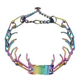 Dog Prong Collar - Stainless Steel Pinch Collar for Large Dogs Training, Adjustable Choker Chain Collar, Durable Dog Training Collar for Medium/Large Breed Obedience (3.8mm, Neck Size 27"-29")