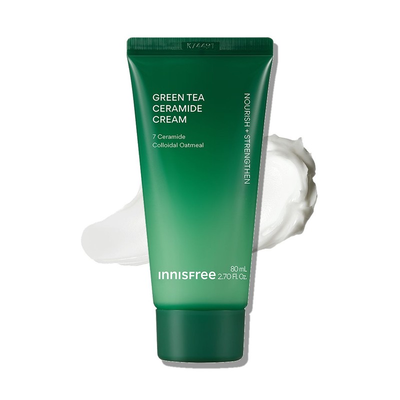 Innisfree [Gift with Purchase] Green Tea Ceramide Cream (Tube) 80mL