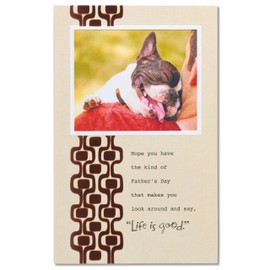 American Greetings Fathers Day Card (Deserve Life To Be Good)