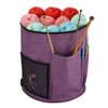 QIUPFGUT Yarn Organiser, Portable Storage Bag for Yarns, Knitting Bag,