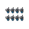 ROCKLER Hang-Tight Pegboard C Hooks for Hanging Tools - Secure