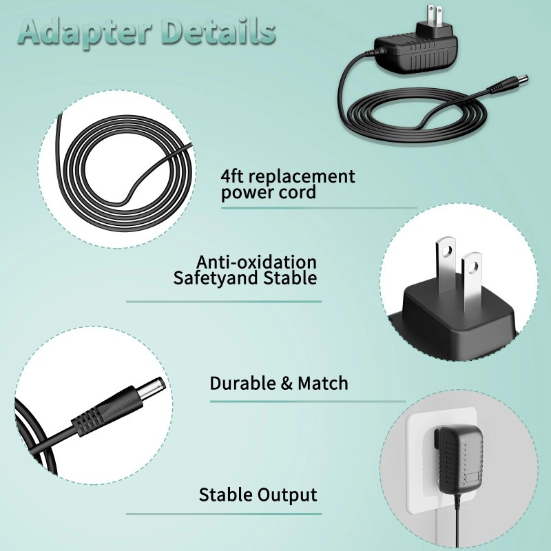 NCE AC/DC Adapter For NCE #524-221 P114 Power Cab DCC