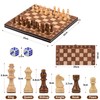 Wooden Chess Game, 3-in-1 Magnetic Chess Game, Chess Board Set,