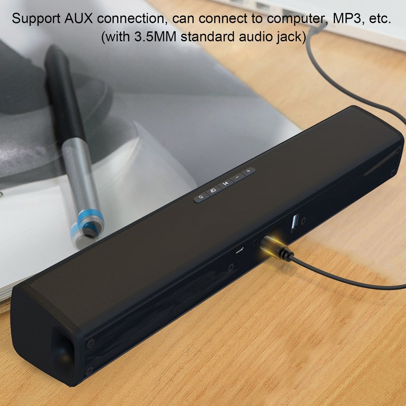 BS‑28A Wireless Bluetooth Speaker Insert Card U Disk Wall Sound