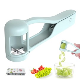 KASESSS Grape Cutter, Fruit Slicer, Fruit Cutter, Strawberry Cutter for Toddler, Grape Slicer for Baby, Kitchen Gadgets, Portable Multifunctional Slicer, Grape Cherry Strawberry Quarter Cutter Tool