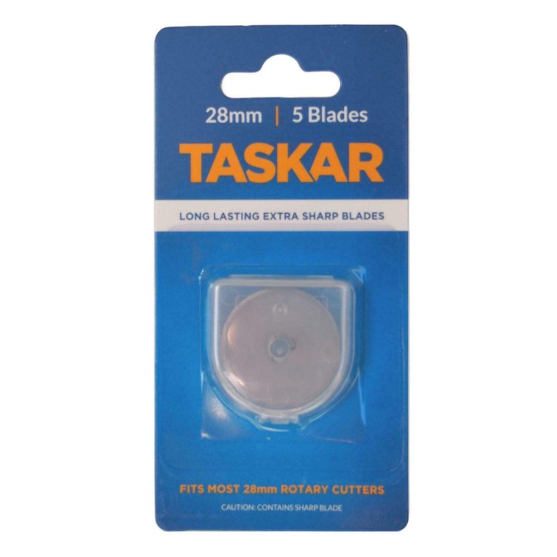 Taskar 28mm Rotary Cutter Blades for Olfa Etc - 5