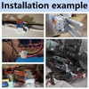 Dujelixa 4-in-8-out Lever Terminal Block Kit, Quad Input to Eight
