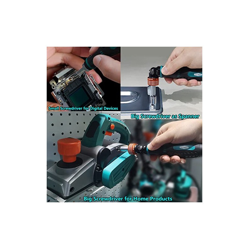Magnetic 61 in 1 Ratcheting Screwdriver Set