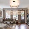Hamilyeah 20 inch Semi Flush Mount Ceiling Light Fixture with