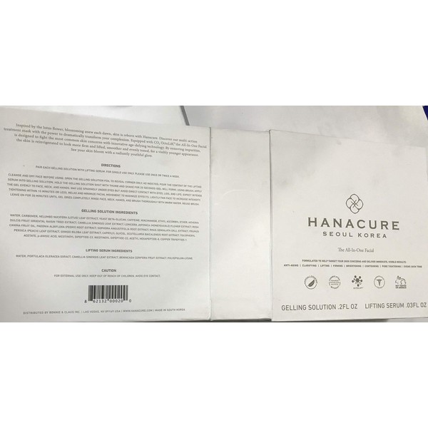 Hanacure All-In-One Facial - Starter