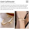 Gold Cuff Bracelet Jade Bracelets for Women Gold Wave Bracelets