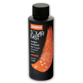 Jacquard Products Solarfast Dyes Orange for Paper and Fabric 8oz