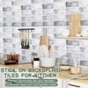 Drydiet 10 Sheets Tile Peel and Stick Backsplash 11.43 x