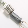 6Pcs Shining Christmas Balls with LED Light Pendants Refillable Ball