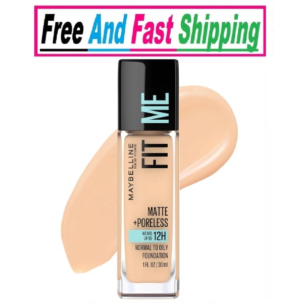 Maybelline Fit Me Matte + Poreless Liquid Foundation, 120 Classic