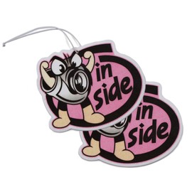 VmG-Store VmG-Store 2er Set Lufterfrischer Duftbaum Tuning frs Auto Duftspender Air Freshener Duft lustiger Anh?nger Design (206 Turbo Inside)