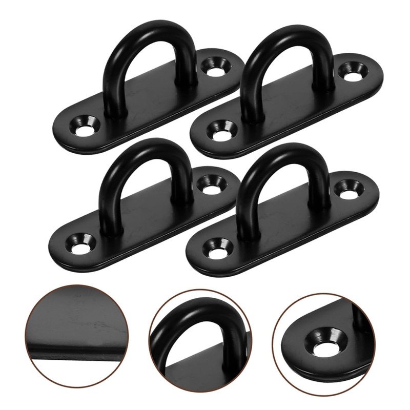GRIRIW 6Pcs Heavy Duty Stainless Steel U Hooks for Ceiling