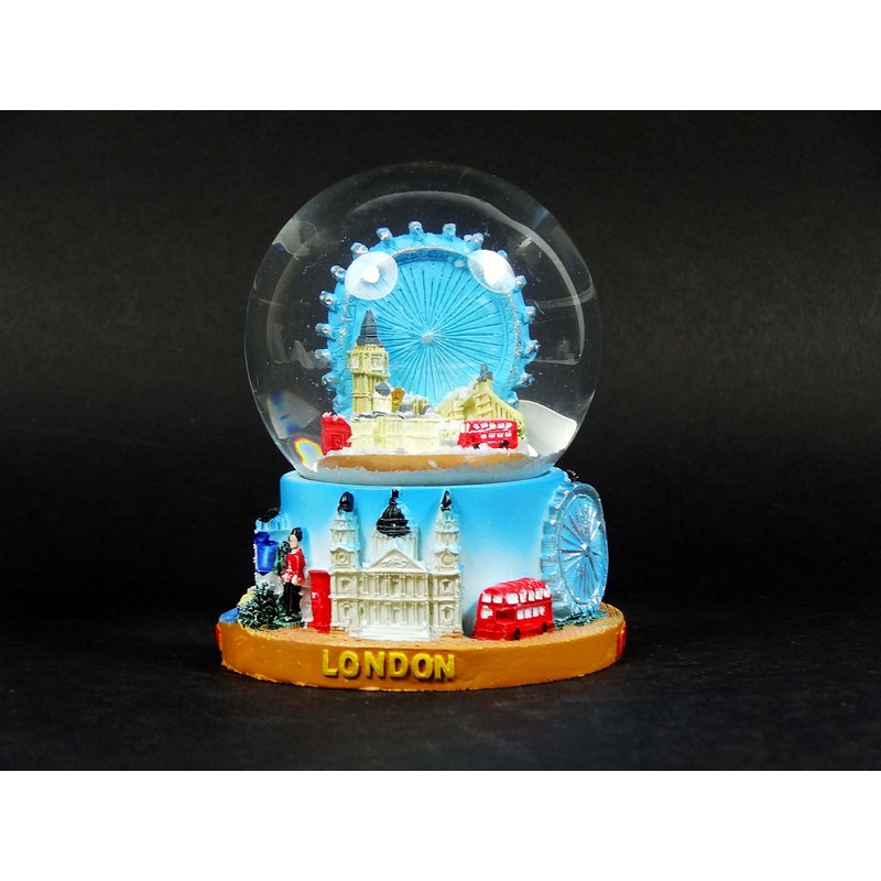 Snow Globes Medium, Composite- London Eye and Skyline, London Collectable