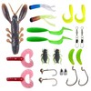 Rigged and Ready Fish Rig Spinner Mixed Soft Lure, Tungsten