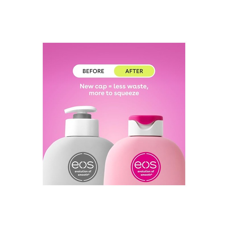 eos Shea Better Body Lotion Pomegranate Raspberry, 24-Hour Moisture Skin