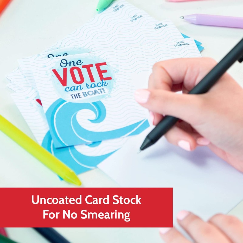T MARIE 100 Bulk Voter Postcards 4x6” - One Vote