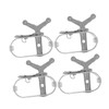 KONTONTY 4pcs Heavy Duty Cable Tightener Wire Winch Tensioner Tool