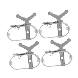 KONTONTY 4pcs Heavy Duty Cable Tightener Wire Winch Tensioner Tool for Outdoor Use for Pool Covers Garden Trellis More
