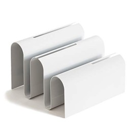 U Brands Metal Letter Sorter, Desktop Accessory, Arc Collection, Grey (3547A02-06)