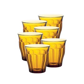 Duralex Set of 6 Picardie Tumblers, Clear, 10.5-Oz.