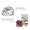 GNOCE "Skull Love Rose Charm Bead Sterling Silver Skull Charm