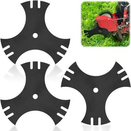 Fixirons 3 Pack 9" 3-Side Edger Star Blades 5/8" Center Hole, 781-0748-0637 Edger Blades for Craftsman Edger Compatible with Troy-Bilt, MTD Edgers, Replace 781-0748,981-0748, 40-009, 7185767