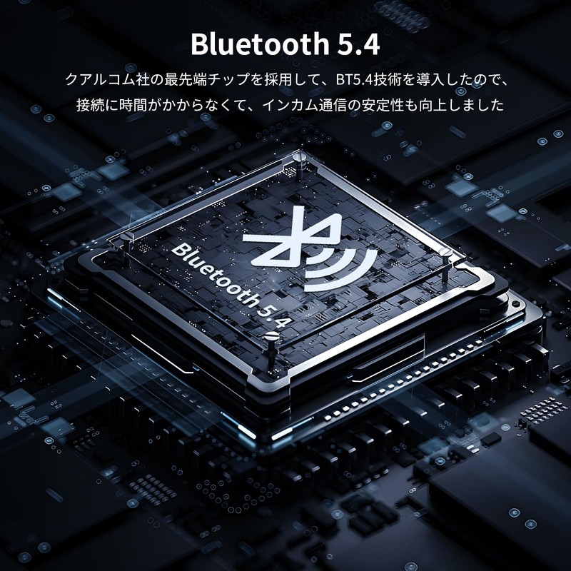 FODSPORTS Motorcycle Income T1, Bluetooth 5.4, Three Function Mode Switching,