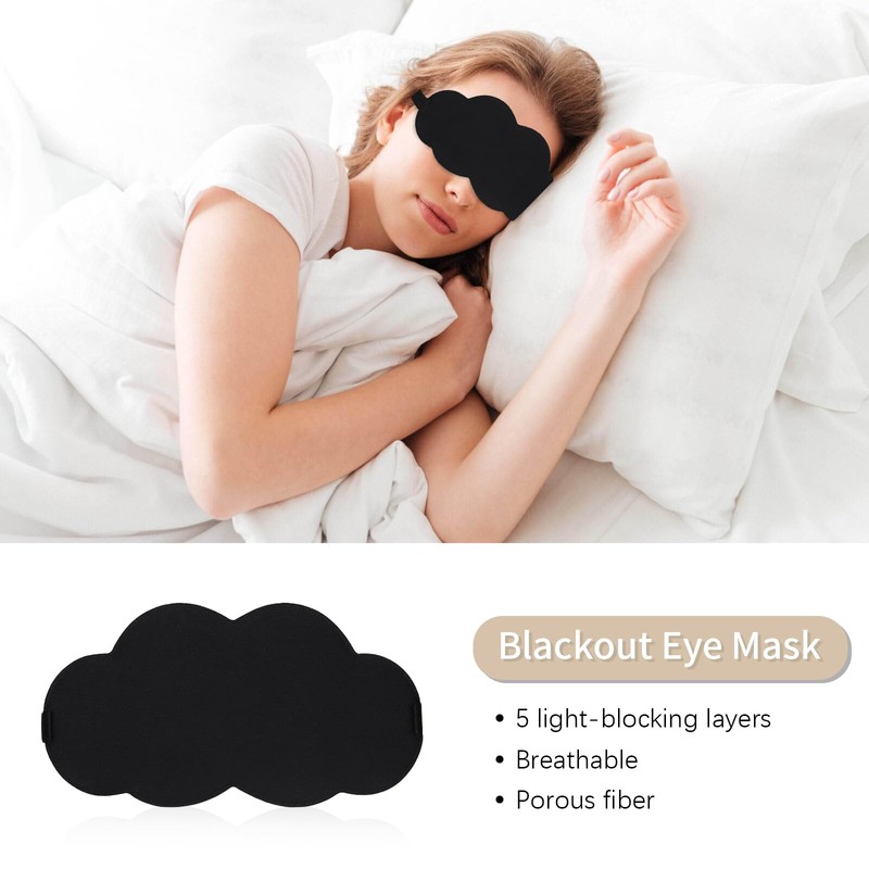 Qwesure Xixi 3D Cloud Eye Mask Breathable Slow Rebound No