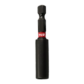 Magnetic Bit Holders Shock Resistant Impact Duty - 1/4 Inch Hex Shank, 60mm Long - Fit's Most Powertool Manufacturers - Boost Precision, Efficiency and Durability with TCD's Mag Bit Holders!