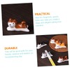 CIYODO 4Pcs Ceramic Dog Chopstick Holder Rests Cute Table Ornament