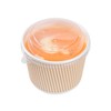 Restaurantware Plastic Lids, Pack of 25 Round Clear Lids for