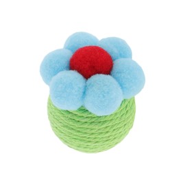 CAPASTEC Cat Play Ball, Interactive Cat Ball for Indoors, Safe Teeth Cleaning, Cat Chew Balls, Kitten Ball for Playtime and Teething Green