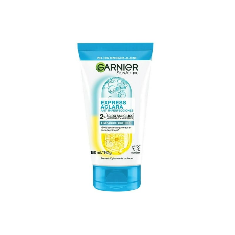 Limpiador facial Garnier skin active express aclara anti imperfecciones 250ml