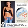 SATINIOR 6 Pcs Cotton Bra Liner Sweat Wick Rectangle Breathable