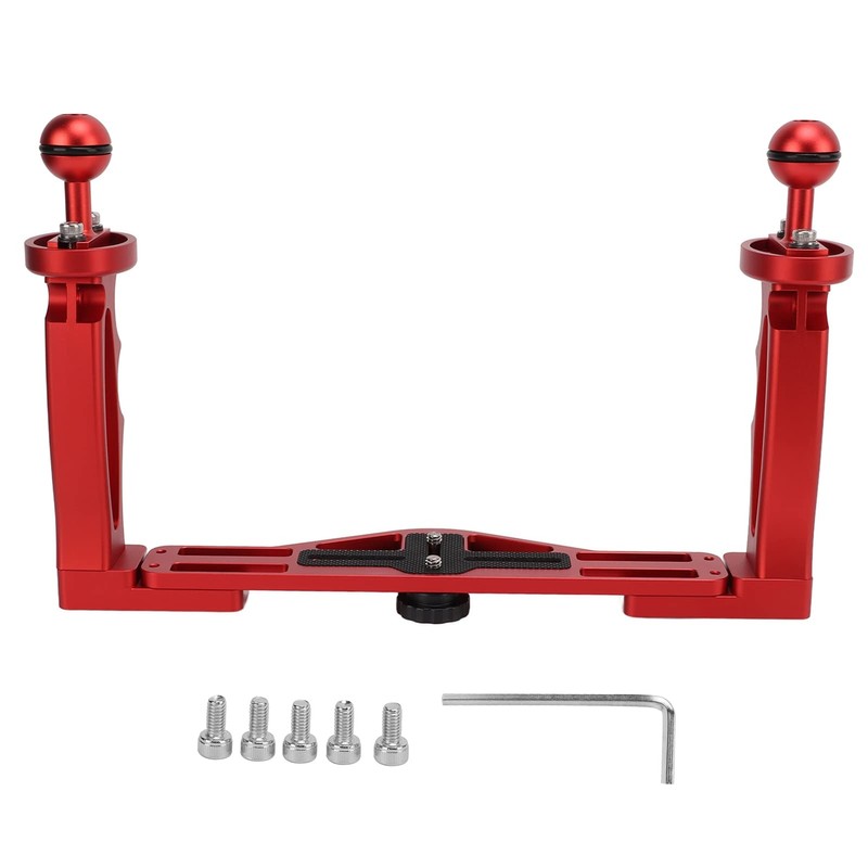 Dual Handle Grip Holder, Handheld Tray Stabilizer Rig Diving Underwater